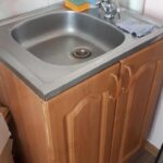 sink with cabinet