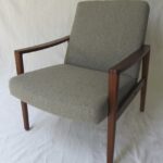 gray armchair