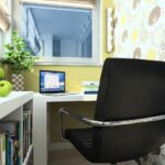 soft armchair black office