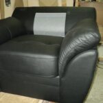 fauteuil en cuir souple