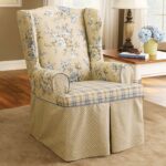 ruffled armchair