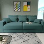 sofa banner turquoise