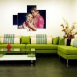 sofa banner green