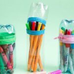 pencil cases from plastic bottles