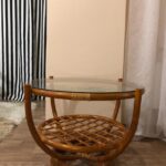 wicker coffee table