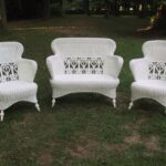 white wicker chairs