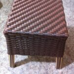 tabouret en osier