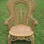 wicker armchair