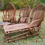 long wicker lounger