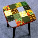 chair cushion made of squares