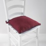 chair cushion burgundy