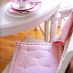 chair cushion pink light