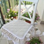 ruffle chair cushion