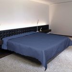 bedspread dark blue