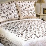 flowered bedspread