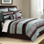 bedspread blue