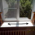 installing a shelf on the window