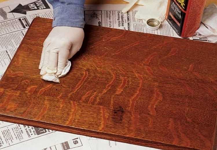 cracked varnish on furniture