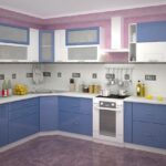 kitchen blue corner set