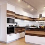 kitchen set island brown