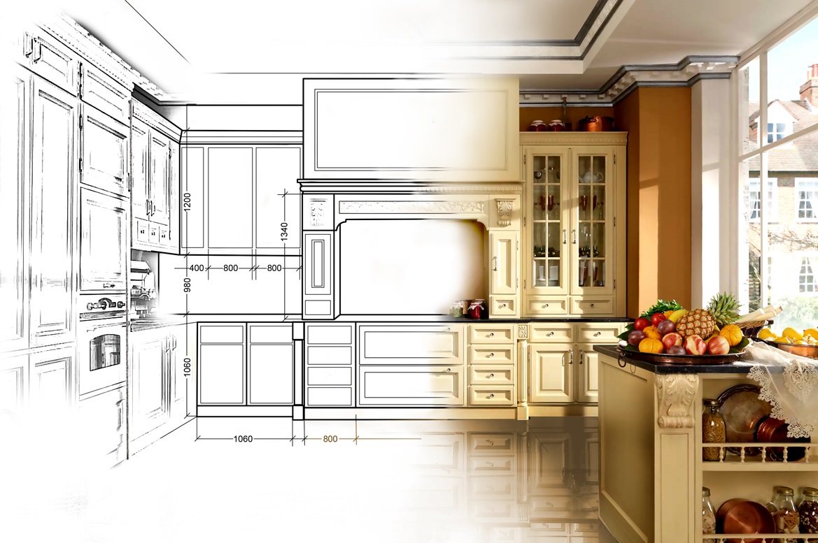 designing the kitchen yourself