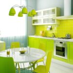 kitchen set green