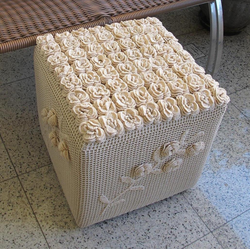 Décorer le pouf