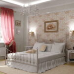 arrangement of furniture in the bedroom interior photo