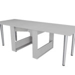 unfolded table