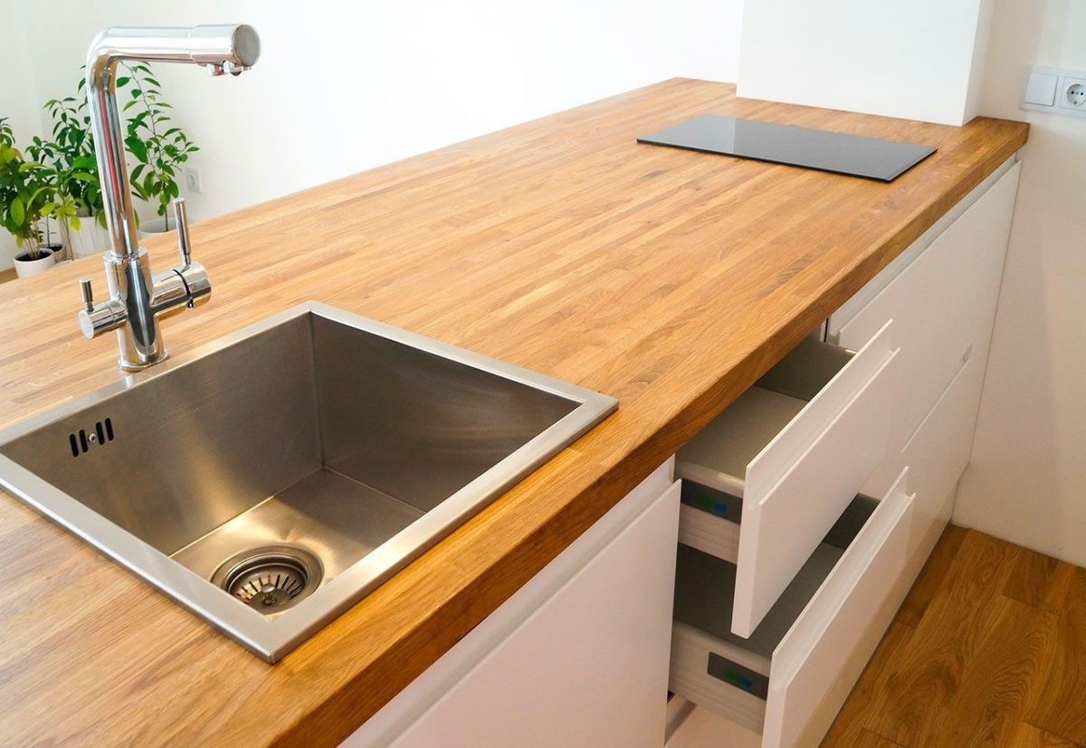 wood countertop for kitchen