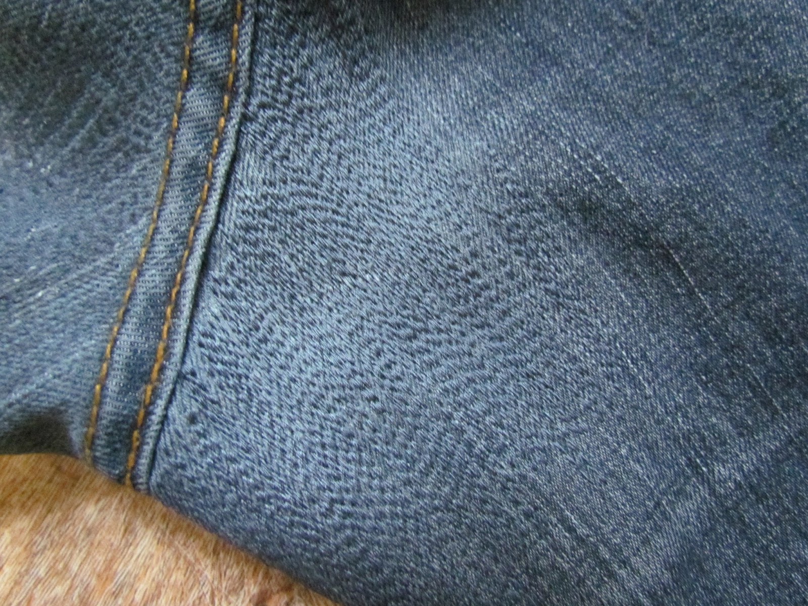 jeans à raccommoder