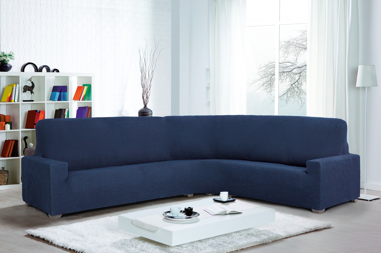 blue sofa size