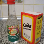 soda vinegar