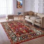 Tapis rouge de meubles soviétiques