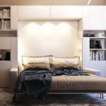 modern bed transformer photo decoration