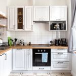 modern kitchen set decor photo