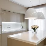 modern kitchen set interior