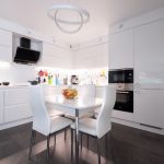 modern kitchen set overview