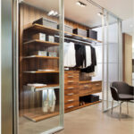 modern wardrobe photo interior