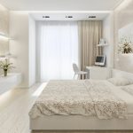 bedroom with light furniture decoration