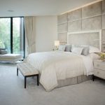 bedroom with light furniture overview