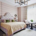 bedroom with light furniture photo design