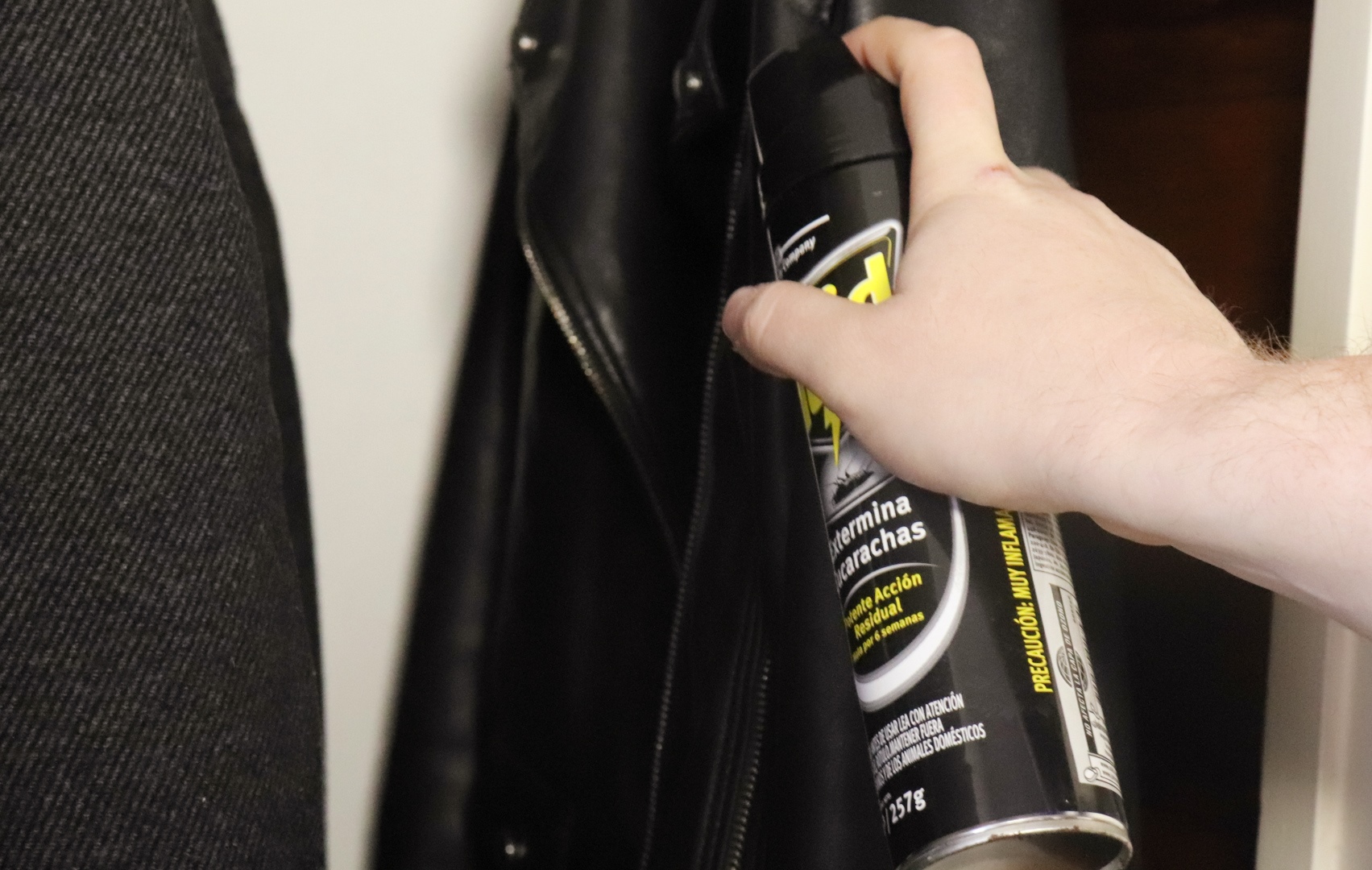 spray for leather jacket