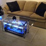 backlit glass table