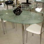 glass table sell