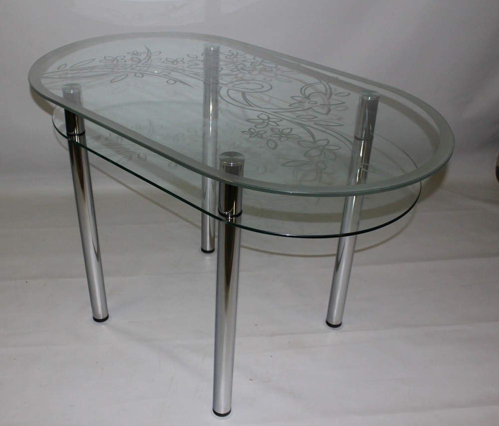 table en verre