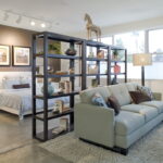 shelving partition for zoning design ideas