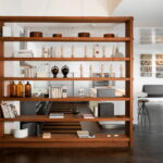 shelving partition for zoning ideas