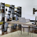 shelving partition for zoning ideas photo