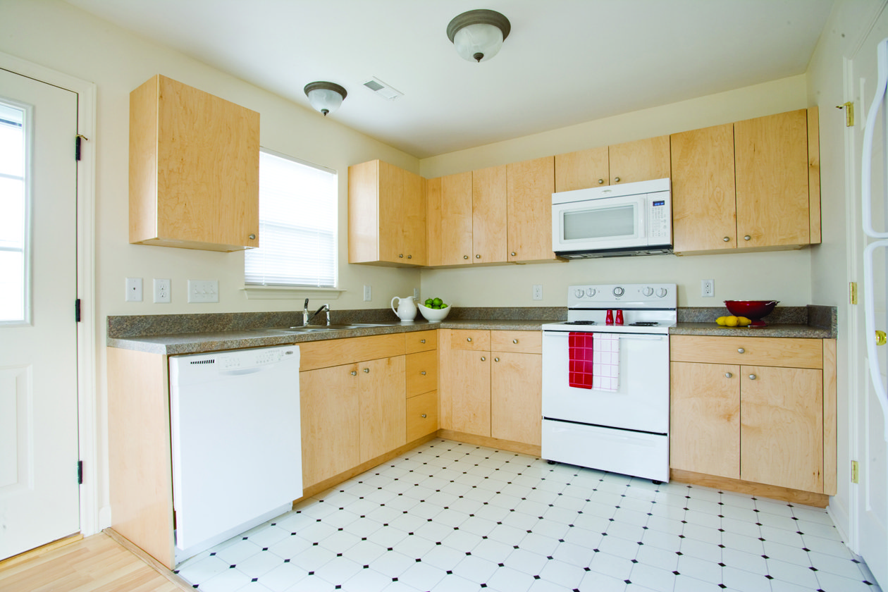 stylish plywood kitchen